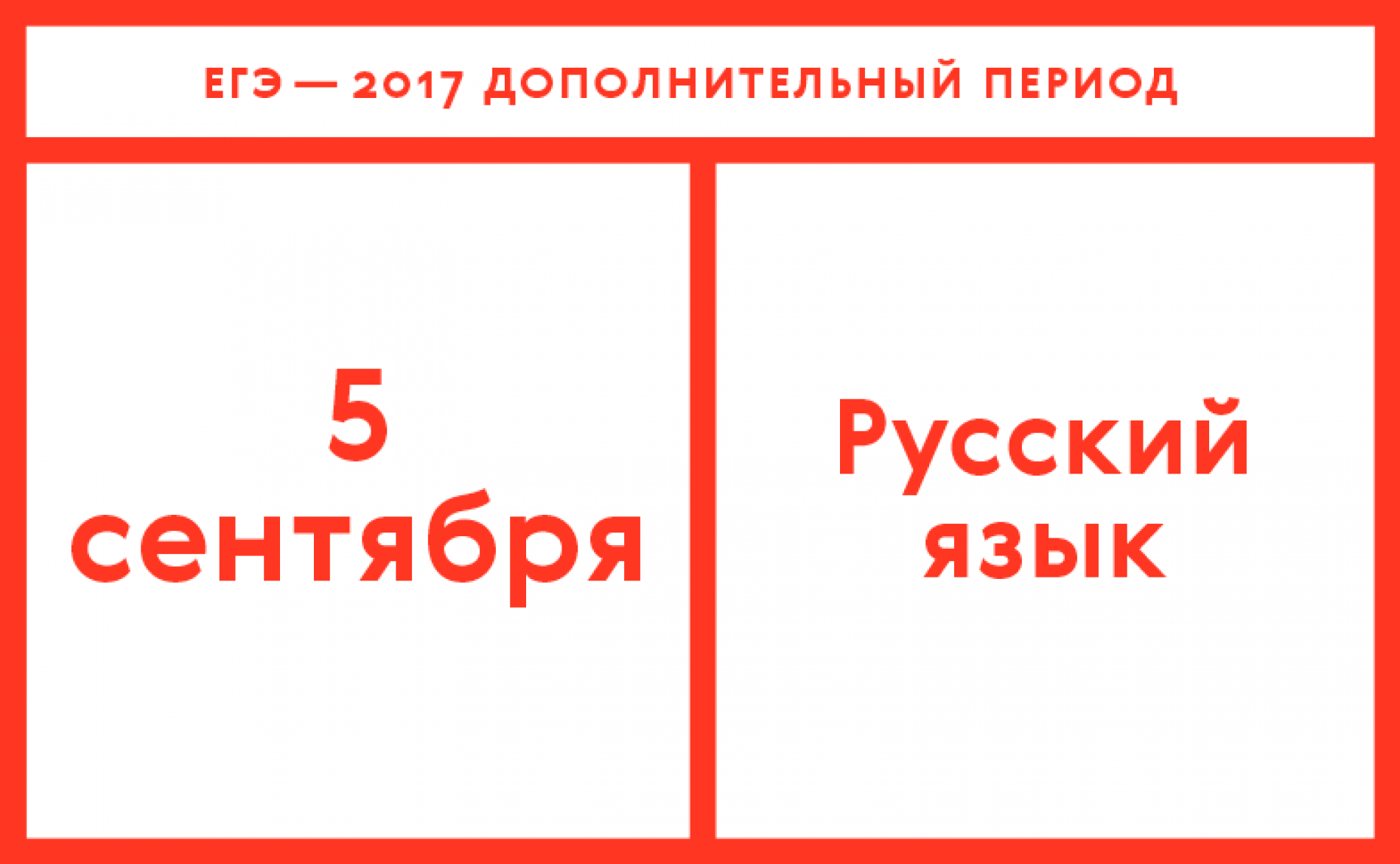 Экзамен по русскому языку открывает 5 сентября дополнительный период ЕГЭ-2017